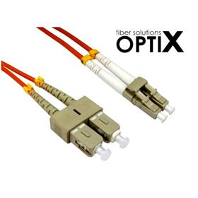 OPTIX LC-SC Optický patch cord 50/125 3m