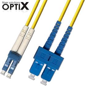 OPTIX LC-SC patch cord 09/125 0,25m duplex G657A 1,8mm