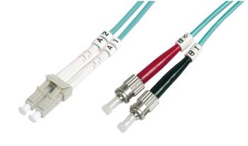 OPTIX LC-ST Optický patch cord 50/125 1m Duplex OM3