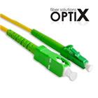 OPTIX SC/APC-LC/APC patch cord  09/125 0,25m simplex G657A 1,8mm