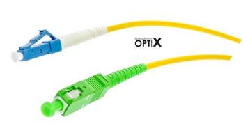 OPTIX SC/APC-LC optický patch cord 09/125 10m simplex