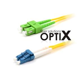 OPTIX SC/APC-LC patch cord 09/125 0,5m duplex G657A 1,8mm