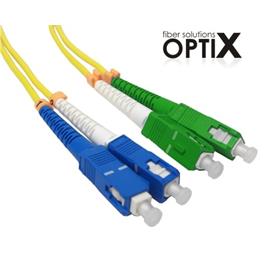 OPTIX SC/APC-SC patch cord 09/125 0,25m duplex G657A 1,8mm