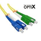 OPTIX SC/APC-SC patch cord  09/125 0,25m duplex G657A 1,8mm