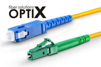 OPTIX SC-LC/APC optický patch cord 09/125 1m G657A simplex