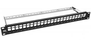 Patch panel 24-portů Keystone PP24B