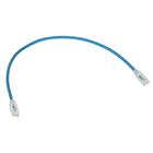 Patchcord U/UTP kat, 6 0,5 m modrý NETSET