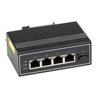 Průmyslový PoE switch ULTIPOWER 341SFP 4xGE(2x PoE 802,3bt/at/af 90W, 2x PoE 802,3af/at), 1xSFP