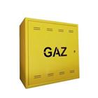 Revizní skříňka na plyn 600x600x250 žlutá - vypáleno GAZ na dveřích