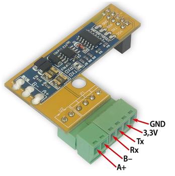 Rozšiřující modul MODBUS RTU s převodníkem RS485 pro HV3.7, HW3.8