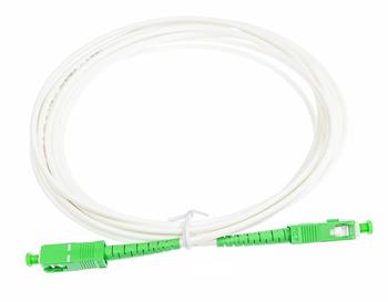 SC/APC-SC/APC FLEXI optický patch cord G.657B3 2mm 20m bílý simplex