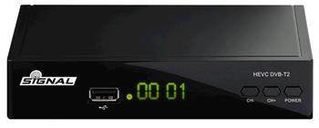 Signal HEVC DVB-T2 (DVB-T2 H.265)