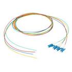 Single-mode pigtail set 4 pcs, PG-371A-1 LC/UPC, G,657,A1, 1m, red, green, blue, yellow