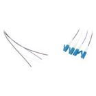 Single-mode pigtail set 4 pcs, PG-371B-1 LC/UPC, G,657,A1, 1m, white, gray, brown, purple