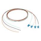Single-mode pigtail set 4 pcs, PG-371C-1 LC/UPC, G,657,A1, 1m, aqua, black, orange, pink