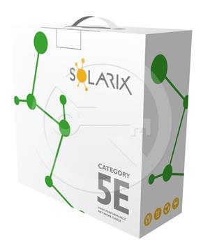 Solarix instalační kabel CAT5E UTP PVC 100m box