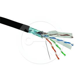 Solarix instalační kabel CAT6 FTP PE venkovní 1m/cívka
