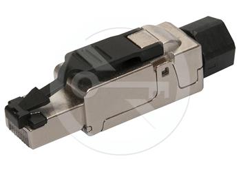 Solarix konektor průmyslový univerzální RJ45 CAT6 STP, samořezný