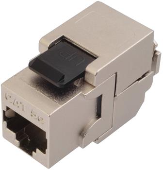 Solarix samořezný keystone CAT5E STP RJ45, černý