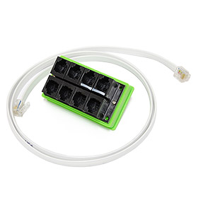 Splitter RJ11 k teplotnímu čidlu DS18B20 pro Lan Controller