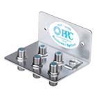 Spojka F (zdířka) / F (zdířka) - nástěnná 4x