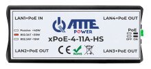 Switch PoE (extender) ATTE xPoE-4-11A-HS (1x WE PoE, 4x WY PoE)