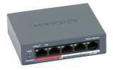 Switch PoE Hikvision DS-3E0105P-E/M(B) 5xFE (4xPoE 802,3af/at) Budżet mocy: 35 W