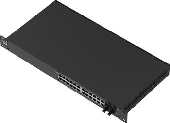 Teltonika SWM280 Průmyslový Switch s Managementem, 24x GLAN, 4x SFP, Falf PoE Switch