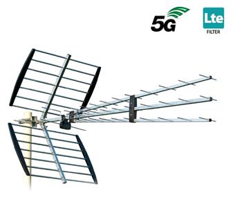 TV Anténa Iskra P-47 N Triplex FLT7 - LTE700 5G