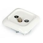 TV/R/SAT zásuvka koncová GAR-BG-DK-SAT