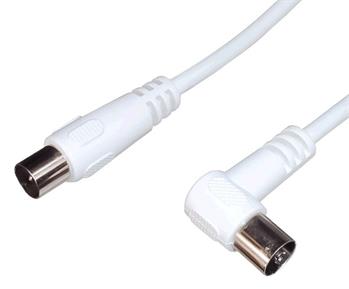 Účastnický kabel 10m - IEC samice 90°