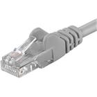 UTP patch kabel Cat5 0,1m šedý
