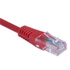 UTP patch kabel Cat5e 0,25m červený