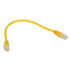 UTP patch kabel Cat5e 0,25m žlutý