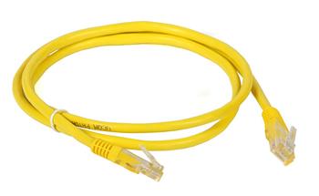 UTP patch kabel Cat5e 1m žlutý